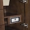 James Martin Vanities Amberly 72in Double Vanity Cabinet, Mid-Century Walnut 670-V72-M-WLT - alternate 7